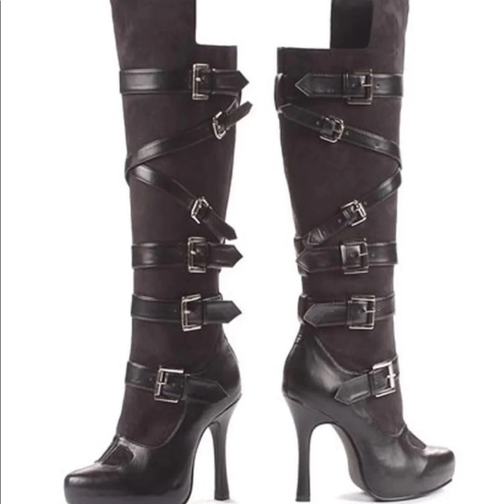 New Leg Avenue leather boots size 6